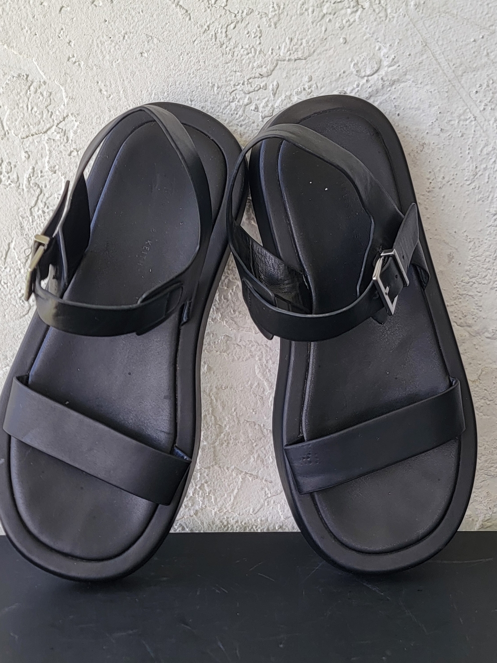 Charles & Keith Slip On Chunky Mule Women's Sandals 90s Y2K Retro 8.5